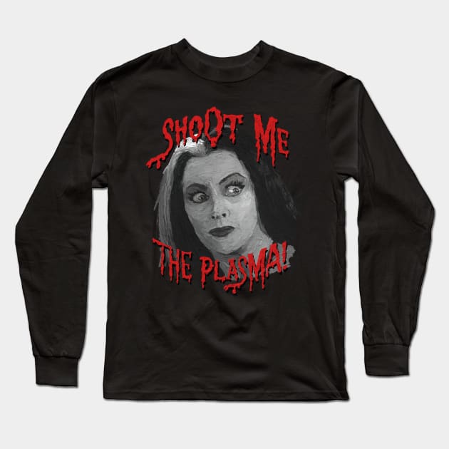 Lily Munster Shocked Long Sleeve T-Shirt by figue